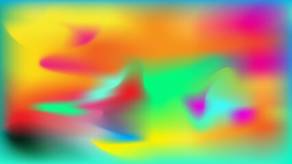 Vibrant abstract swirls of color gradient background