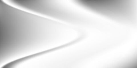 Chrome gradient surface with light gloss. Vector aluminum grey sheet with reflection texture modern