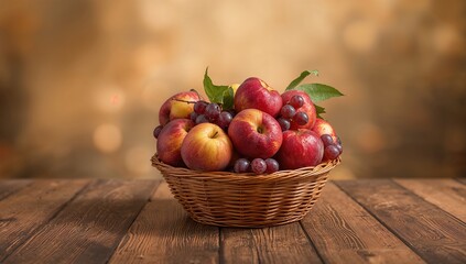 Close-up of assorted fruits emphasizing fresh produce for a colorful display, suitable for a supermarket background