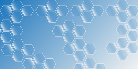 Light blue and white gradient background featuring floating bubble digital modern art nice