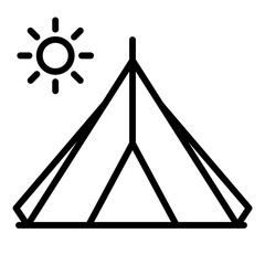 Summer Tent Icon