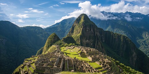 Large fantasy castle with turrets and towers, serving as a background for editorial design, Earth Day
