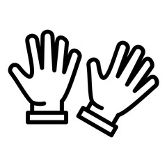 Obraz premium Gloves Icon