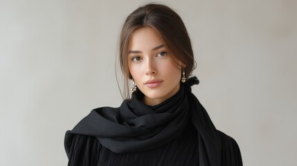 Black scarf