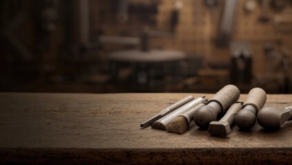 Assortment of vintage flat and round rasps or files used for coarse material shaping, maintenance tools, suitable for workshop use