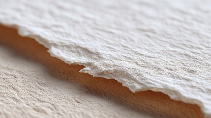 Close-up of white textured paper