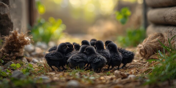 Baby chicks in a hatchery, focusing on early development and hatchery management, World Hatch Day