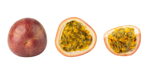 Passion Fruit cutout, full depth of field.