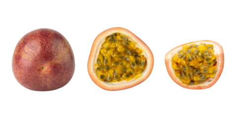 Passion Fruit cutout, full depth of field.