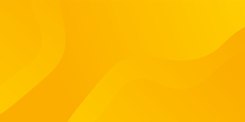Gradient orange-yellow abstract dynamic background with waving shapes. Fresh lemon orange color.  Abstract