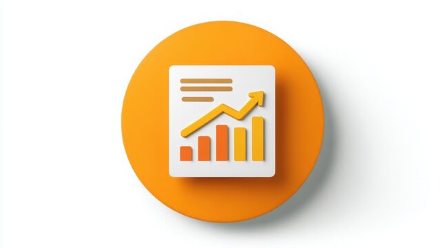 Paper document displaying a chart as a representation of ai hybrid growth predictor and future economic forecasting