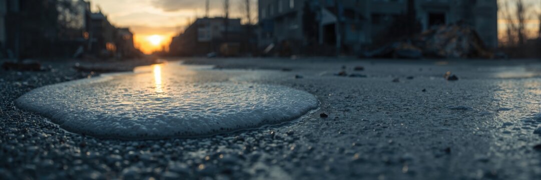 Toxic firefighting chemicals like PFOS and PFAS in fire foam pose environmental contamination risks, highlighting chemical safety concerns