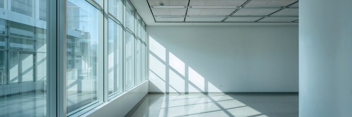 Obraz premium School window with multiple panes used as a background for educational layouts, emphasizing natural light and classroom atmosphere