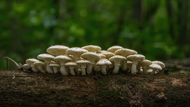 Natural environment showcasing indigenous mushrooms popular in culinary use, emphasizing local knowledge and foraging techniques