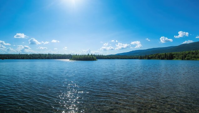 Small lake on Putorana Plateau, emphasizing erosion risk in remote Arctic terrain