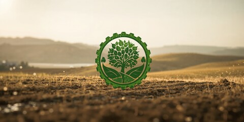 A crop logo design emphasizing agricultural branding and enterprise identity, suitable for farming businesses