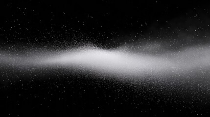 Horizontal white and black space noise background