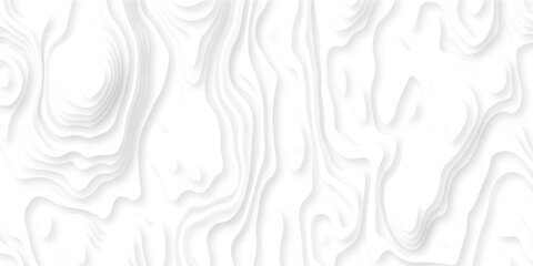 Abstract background vector Abstract wavy line 3d paper cut white background. Abstract pattern with lines. Abstract sea map geographic contour map and topographic contours map background.