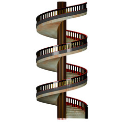 Luxury Modern Spiral Staircase Elegant Architectural Design