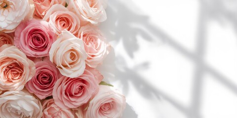 Festive flower arrangement featuring an English rose on a white background, suitable for wedding day decor