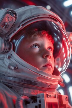 The Junior Astronaut Dreaming of Mars