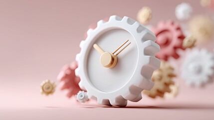 Technological speed and productivity concept