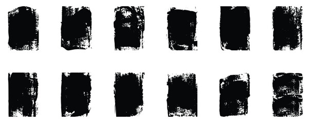 Vector brush streaks pack marker ink strokes gru. vector abstract set with paint brush. Collection of vector paint brush strokes, hand drawn brush stroke . 