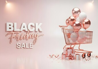 Black Friday Christmas Sale – Santa Shopping Cart Deals