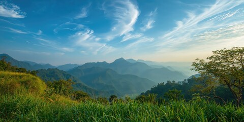 Skolkovo innovation center summer scene with modern architecture and city skyline, suitable for technology and business background