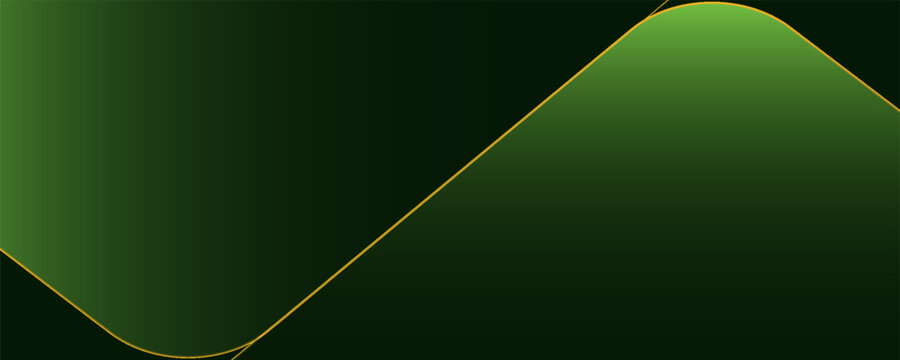 Abstract green background with glowing geometric lines. Dynamic shapes composition.Suit for brochure, corporate, website, poster, banner, cover modern