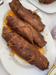 rinder roulade semmelknödel böhmische knöddel rosenkohl tradiionell