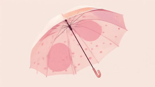 flat pastel illustration umbrella Videos
