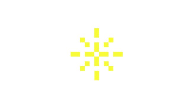Pixelated Radiance A Simple Burst of Sunshine in Digital Form