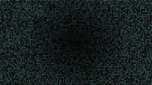 Seamless Loop: Cyber Security / Hacking Theme Background