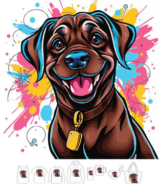 puppy clipart simple