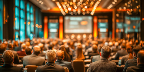 ビジネスカンファレンスのぼかし背景