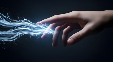 Unleash your potential with powerful energy flow, connecting to innovation and technology through a human touch, sparking creativity and modern solutions