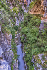 Ruta del Cares, Cares Trail Trekking Path, Picos de Europa National Park, Biosphere Reserve, Cantabrian Mountains, Castile and León-Asturias, Spain, Europe