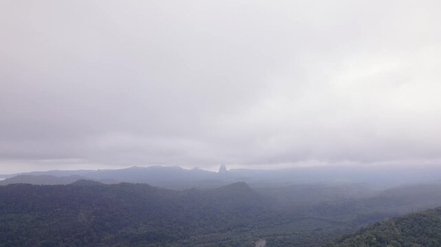 Pico C&atilde;o Grande, S&atilde;o Tom&eacute; &mdash; a dramatic volcanic plug rising from lush rainforest in Ob&ocirc; Natural Park, an iconic African landmark