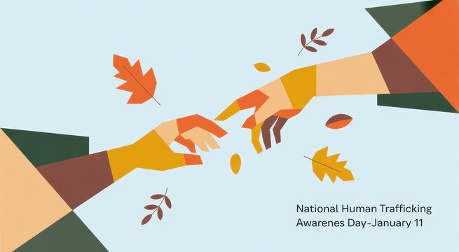 national human trafficking awareness day banner