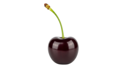 Creative concept of cherry, dark, fruit captured from single perspective for digital content use