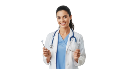 Modern stock photo showing doctor, dentist, female captured in vibrant atmosphere ideal for professional campaigns