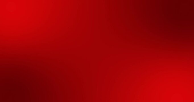 Abstract blurred red gradient background video. Smooth bright crimson and scarlet color blend. Soft fade and glow effect. Minimal modern backdrop for motion graphics, presentations, or creative design