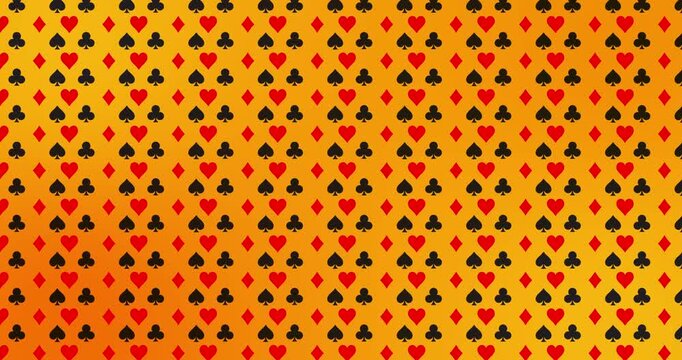 Cards diamond club  heart  spade pattern