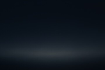 Obraz premium Smooth dark blue gray gradient background with subtle light transition at the bottom