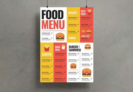 Food Menu Template