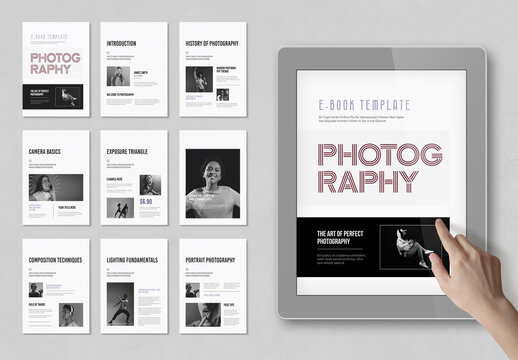 Modern Photography Guide E Book Design