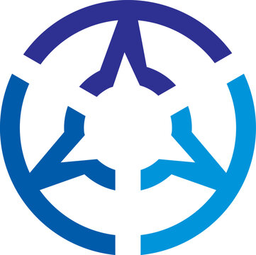 KKK Circle logo design.eps