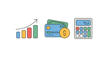business and finance vector icon