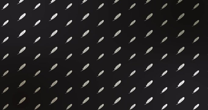 Feather vector pattern 